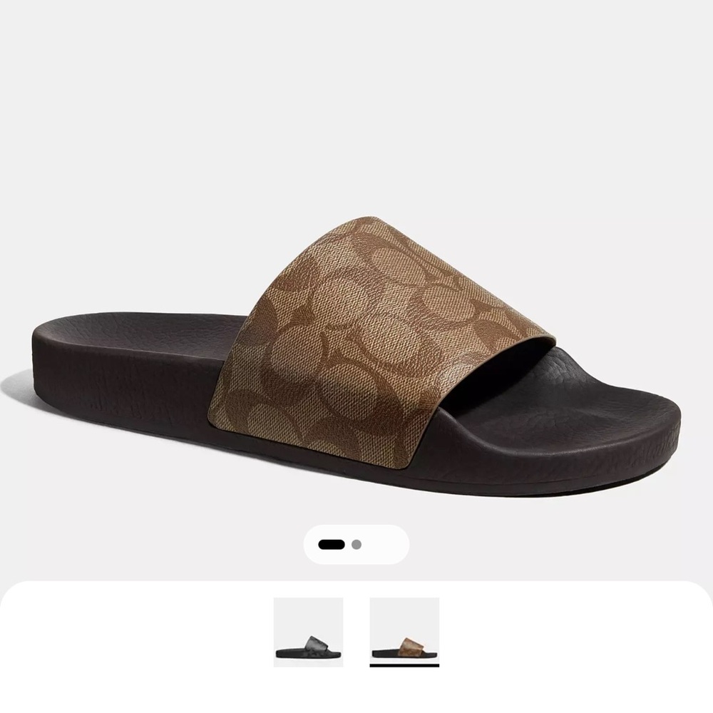 Men’s COACH OUTLET slides size 7